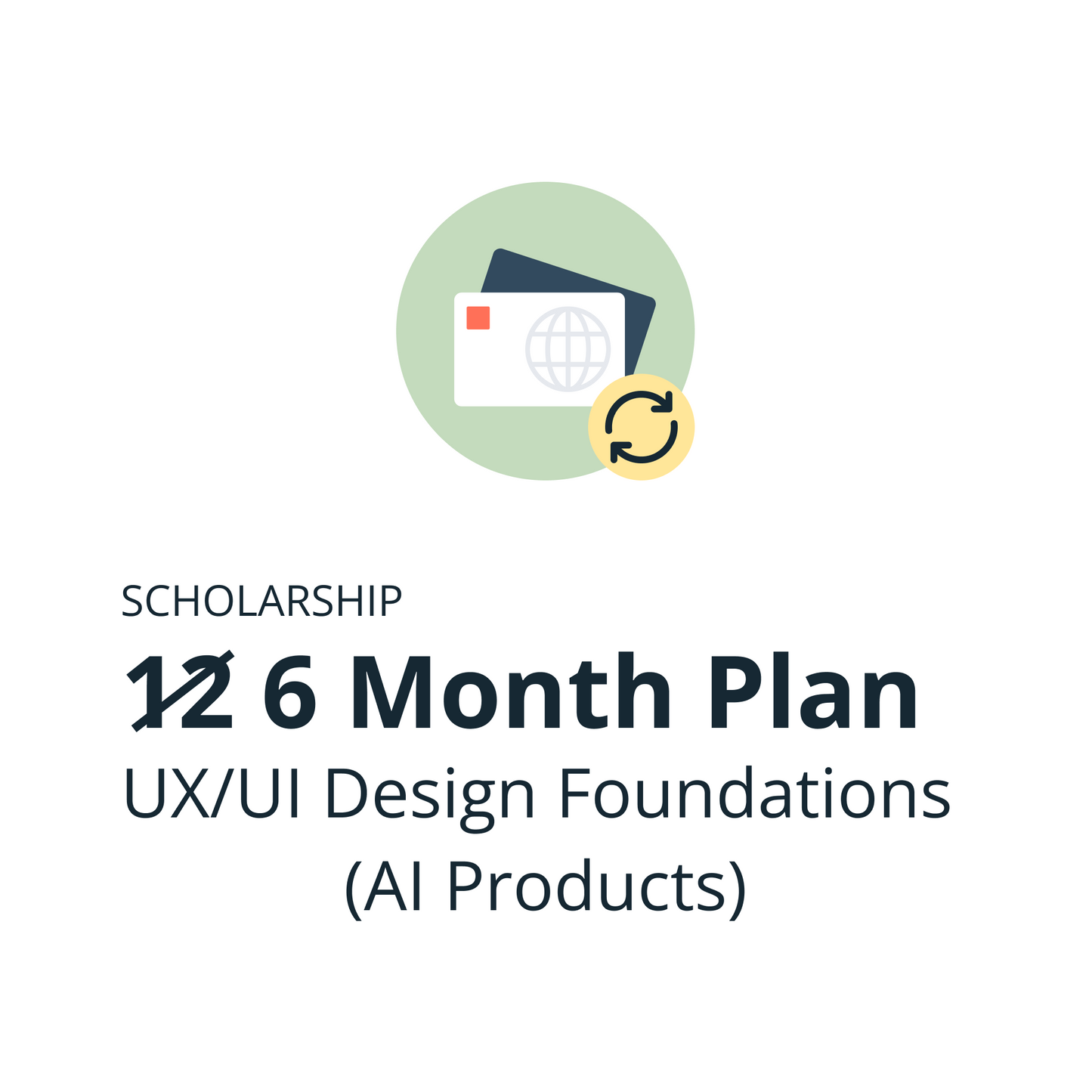 50% Scholarship - 12 Monthly Payments - AI