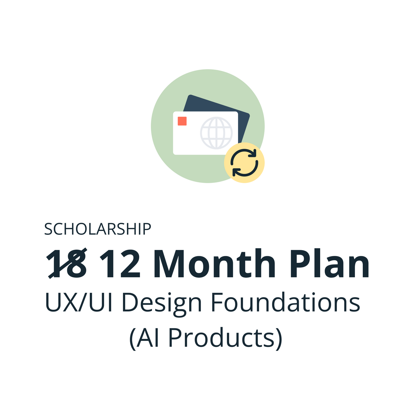 33% Scholarship - 18 Monthly Payments - AI