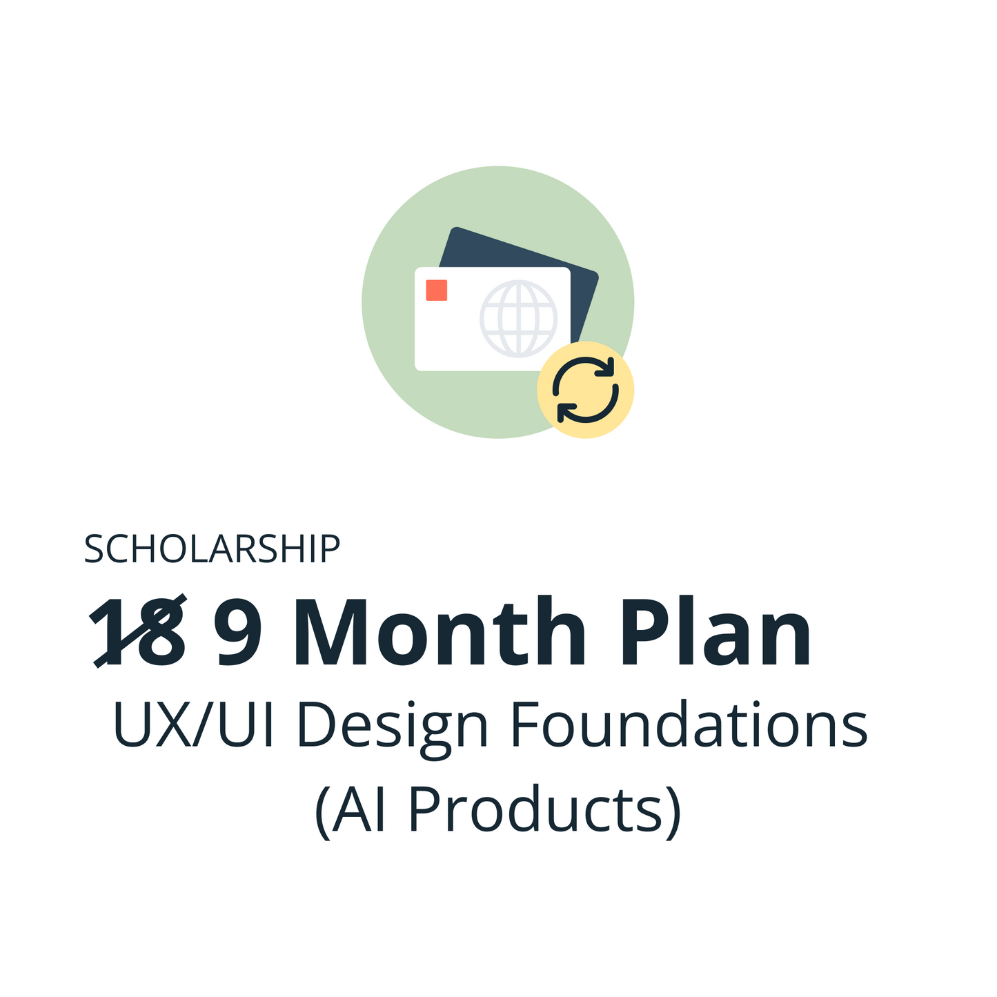 50% Scholarship - 18 Monthly Payments - AI
