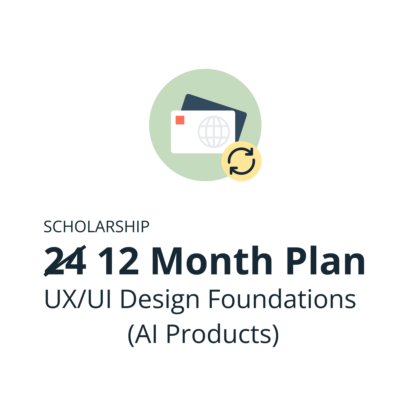 50% Scholarship - 24 Monthly Payments - AI