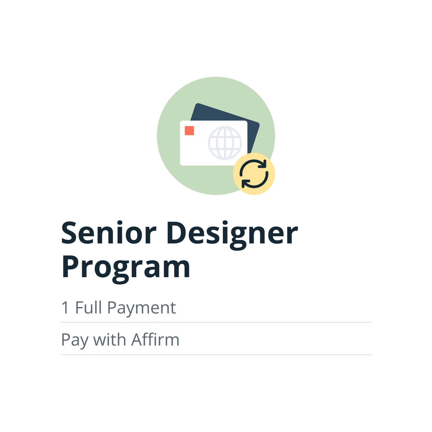 Career Jumpstart - Senior Designer Program